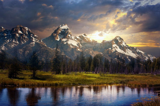 Grand Teton cloudburst