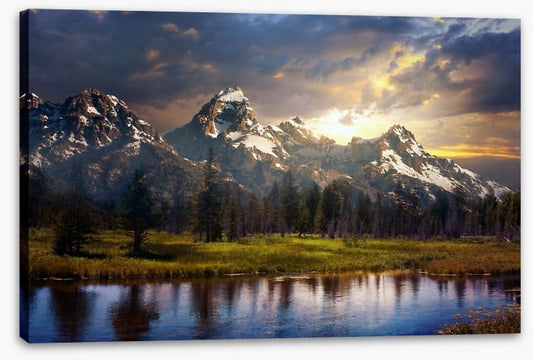 Grand Teton cloudburst