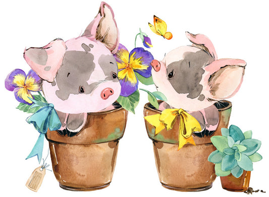 Potted pigs