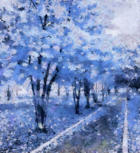 Snow blue avenue