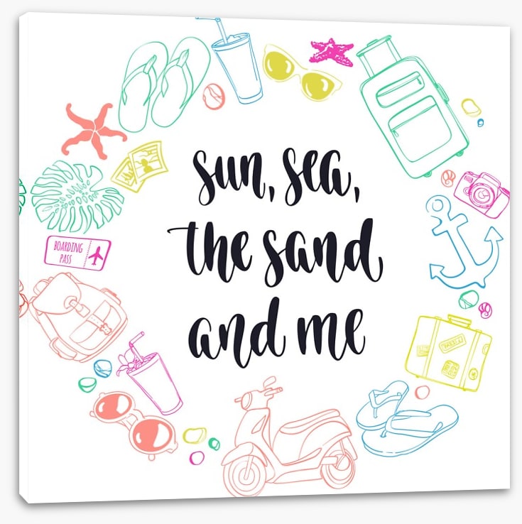 The sand and me