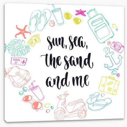 The sand and me