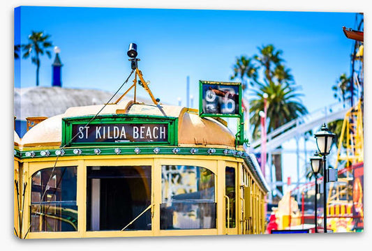 To St Kilda Beach