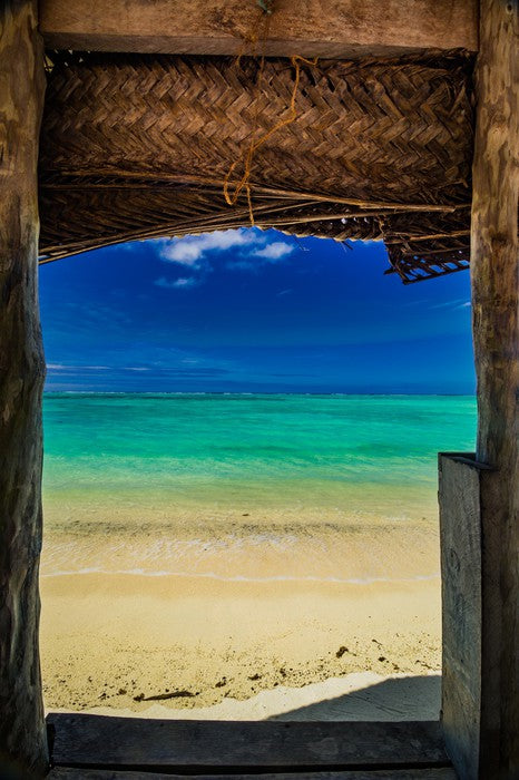 Through the fale window