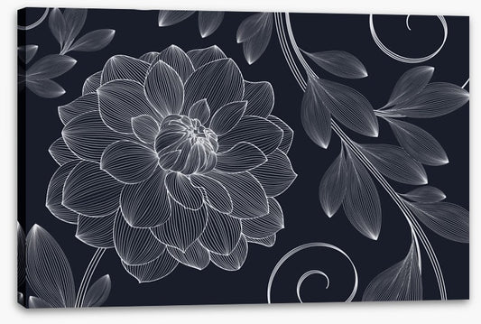 Dahlia flourish