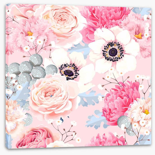 Rosy anemones