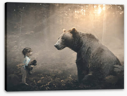 Teddy meets bear