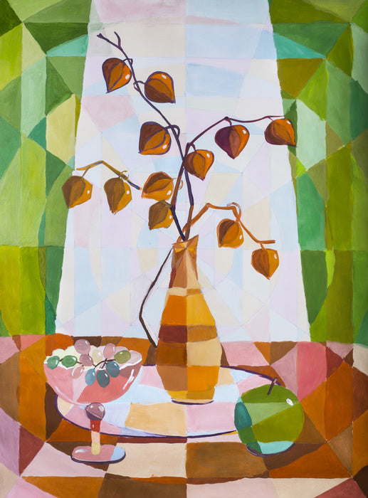 Goldenberry vase