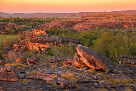 Sundown at Ubirr Rock