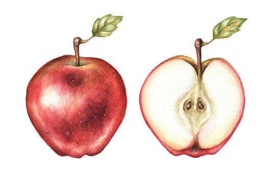 Half past apple