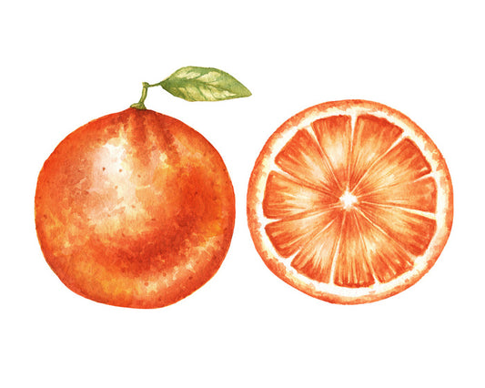 Half past orange