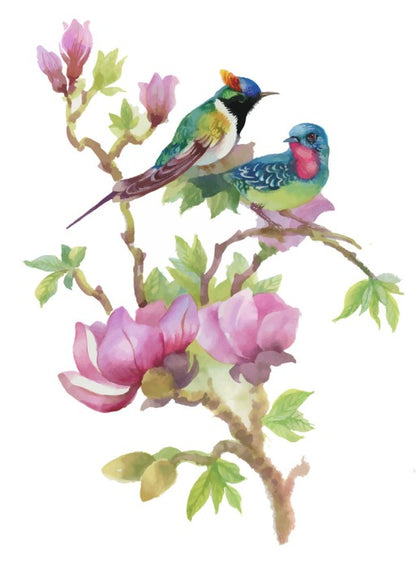 In the magnolia tree