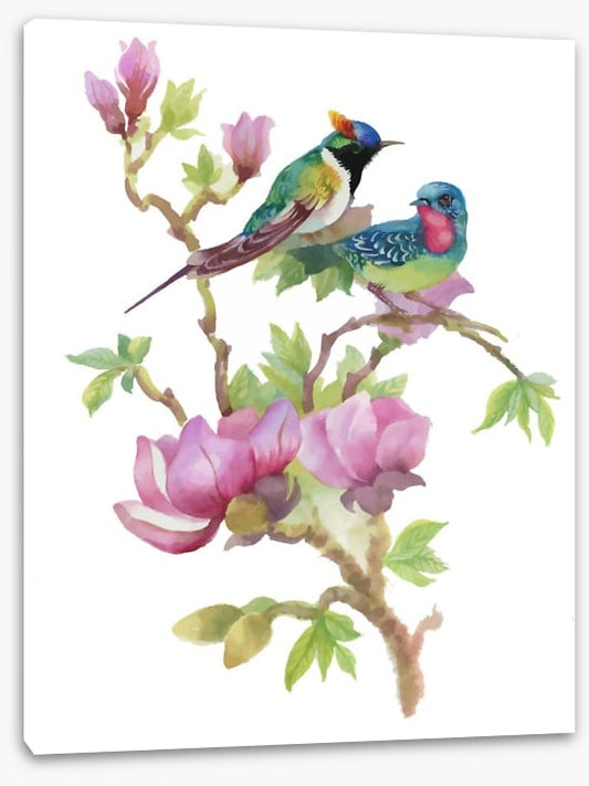 In the magnolia tree