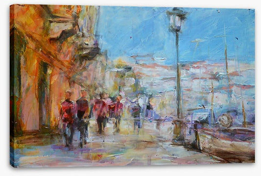 Along the embankment