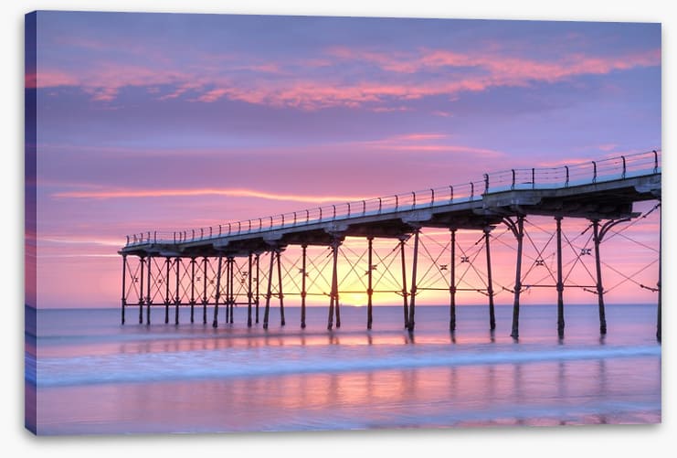 Pink dawn pier