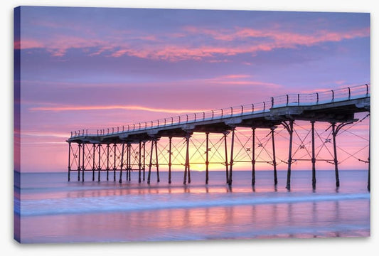 Pink dawn pier