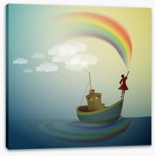 The rainbow girl