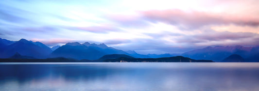 Dreamy dusk panorama