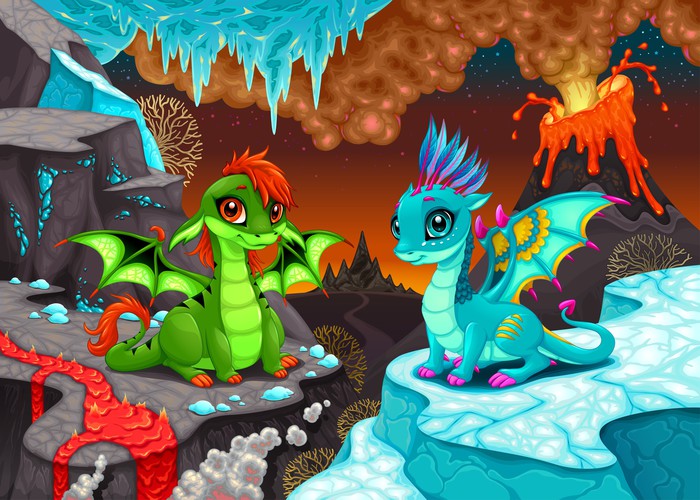 Fire and ice friends