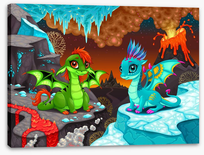 Fire and ice friends