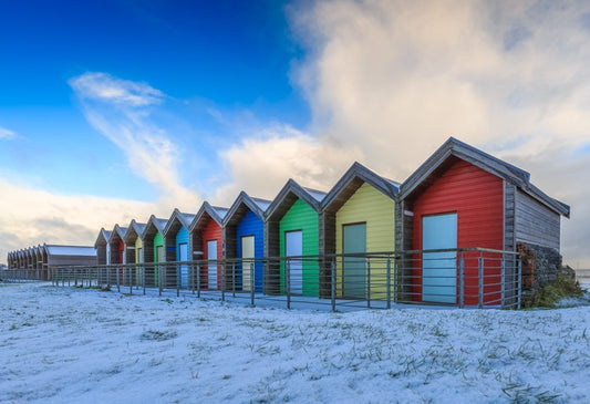 Rainbow in the snow