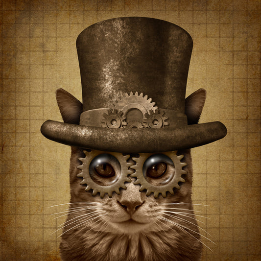 The steampunk cat