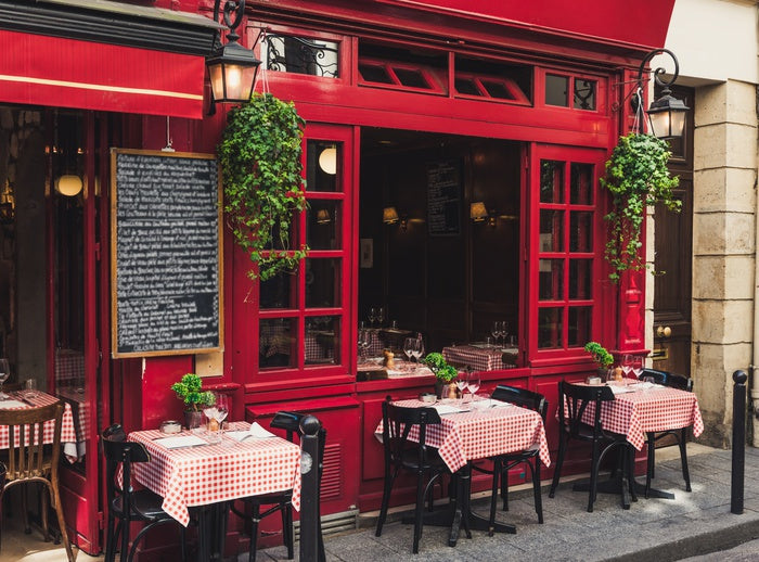 La brasserie en rouge