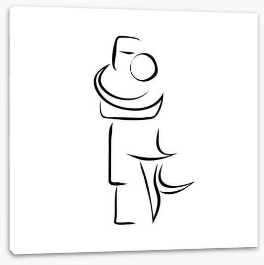 Dancing cheek to cheek