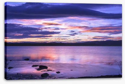 Moulting lagoon at dusk