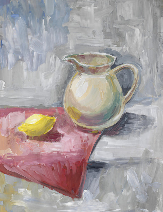 Jug and lemon