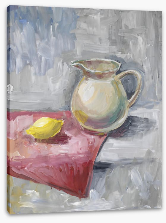 Jug and lemon
