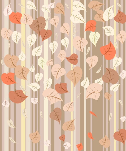 Fall leaves falling