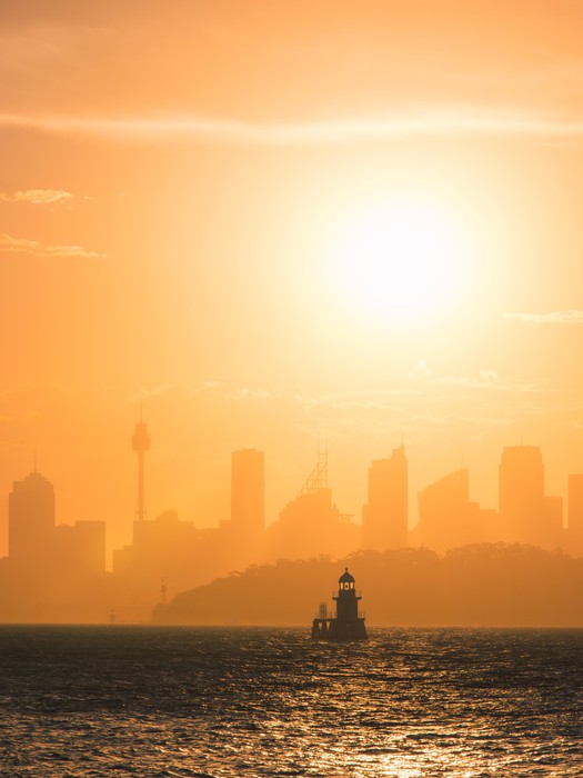 Sydney sundown silhouettes