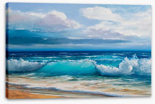 Splashing waves