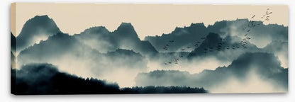 Misty morning flight
