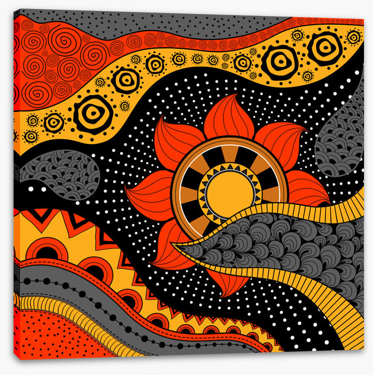 An African sun