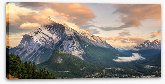 Mount Rundle clouds