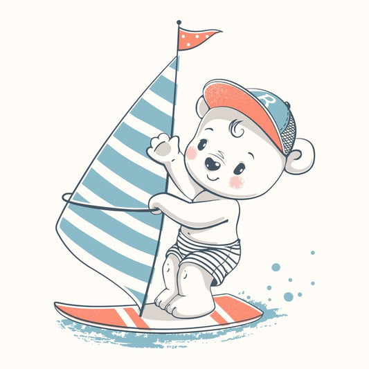He sails