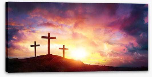 Three crosses