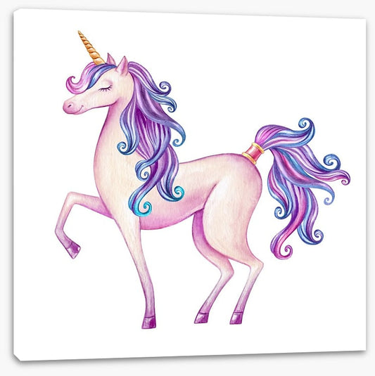 Purple hair unicorn