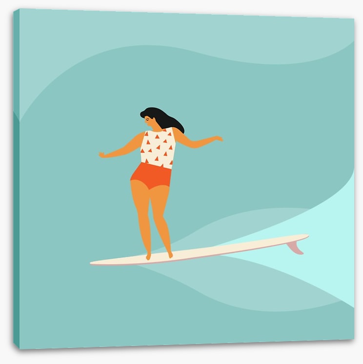 Riding the waves