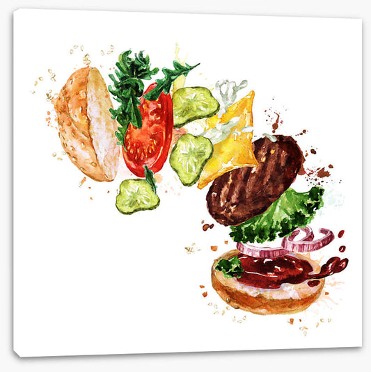 Burger rainbow