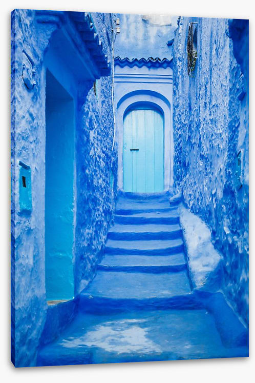 Chefchaouen blues, Morocco