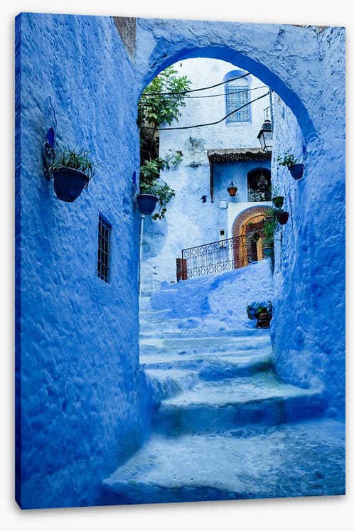 Blue arch of Chefchaouen