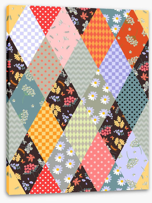 Rhombus fall patchwork