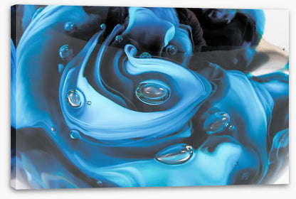 Droplets in blue