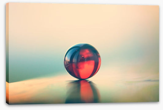 One red marble