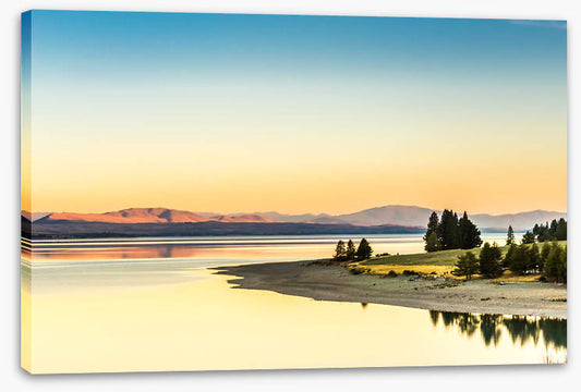 Lake light reflections
