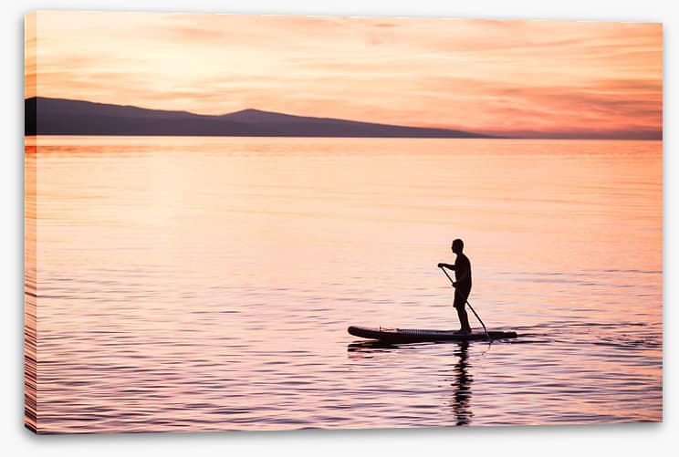 Peaceful paddle