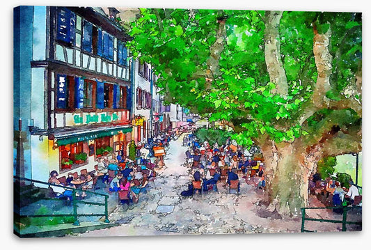 The cafe street